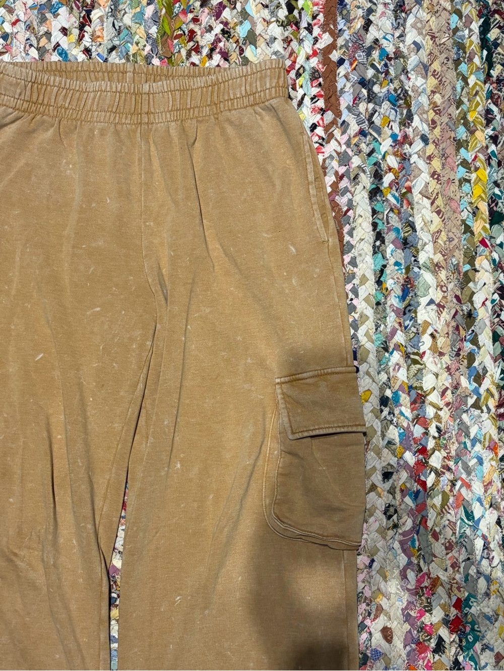 Cargo Sweatpants - Tan/nude